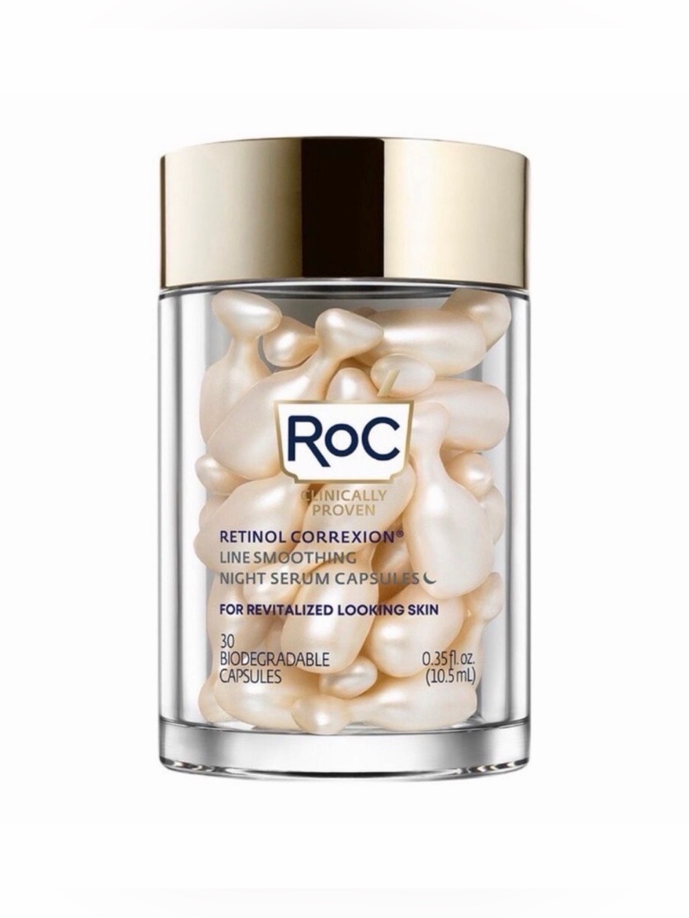 RoC Retinol Correxion Line Smoothing Night Serum Capsules - 30 Capsules